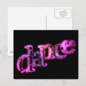 Dance 02 briefkaart (Voorkant / Achterkant)