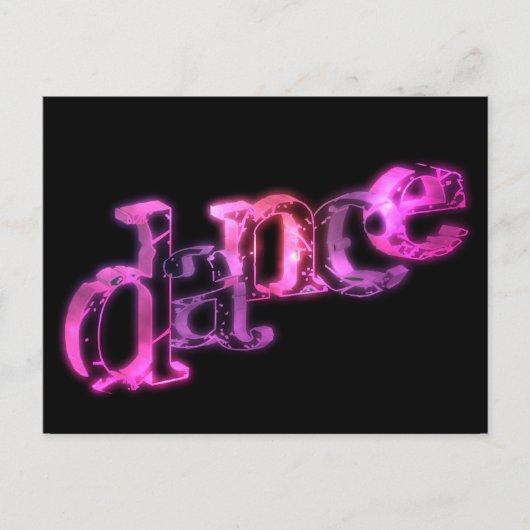 Dance 02 briefkaart (Voorkant)