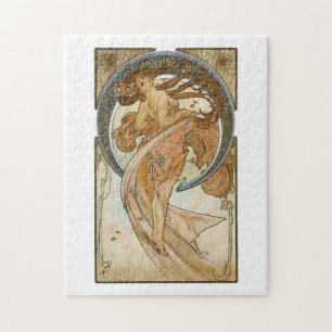 Dance (1898), Alphonse Mucha Fine Art Nouveau Legpuzzel