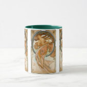 Dance (1898), Alphonse Mucha Fine Art Nouveau Mok (Midden)