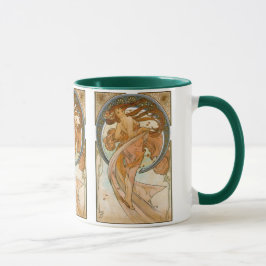 Dance (1898), Alphonse Mucha Fine Art Nouveau Mok