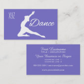 DANCE aangepaste kleur visitekaartjes (Voorkant / Achterkant)