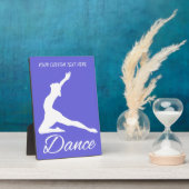 DANCE aangepaste tekst en kleurenplak Fotoplaat (Zijkant)