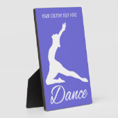 DANCE aangepaste tekst en kleurenplak Fotoplaat (Zijkant)