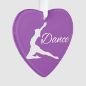 DANCE aangepaste tekst en kleurversiering Ornament (voorkant)