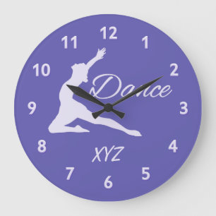 DANCE aangepaste wandklokken monogram