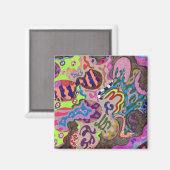 "Dance" Abstract - Gepersonaliseerd Magneet (Voorkant / Achterkant)