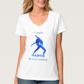 Dance Abstract T-Shirt (Voorkant)
