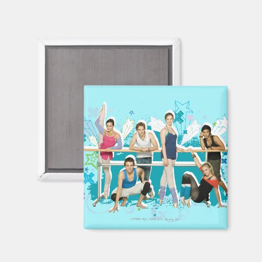 Dance Academy Cast Graphic Magneet (Voorkant / Achterkant)