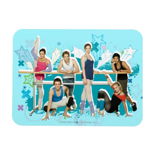 Dance Academy Cast Graphic Magneet (Horizontaal)