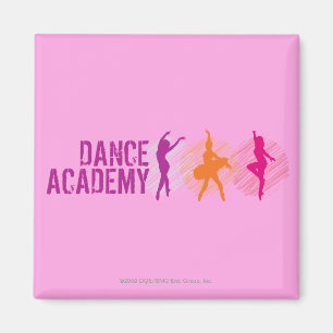 Dance Academy Color Dancers Logo Magneet