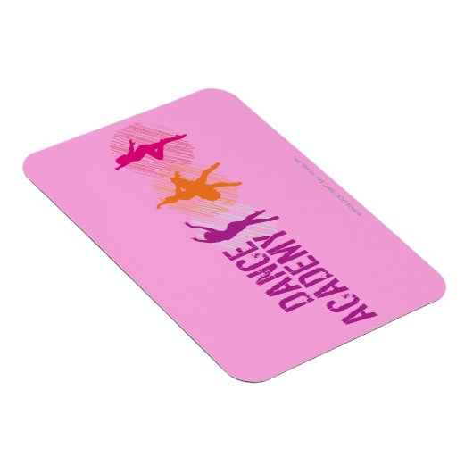 Dance Academy Color Dancers Logo Magneet (Rechterzijde)