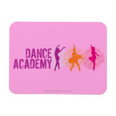Dance Academy Color Dancers Logo Magneet (Horizontaal)