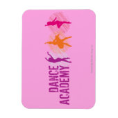 Dance Academy Color Dancers Logo Magneet (Verticaal)