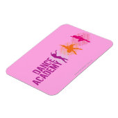 Dance Academy Color Dancers Logo Magneet (Linkerzijde)