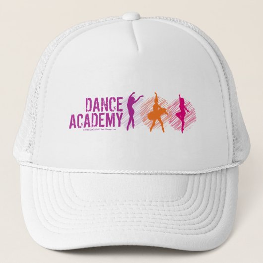 Dance Academy Color Dancers Logo Trucker Pet (Voorkant)