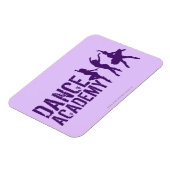 Dance Academy Dancer Silhouetten Logo Magneet (Linkerzijde)
