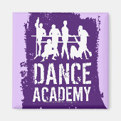 Dance Academy Silhouetten Logo Magneet (Voorkant)
