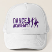 Dance Acadmey Dancer Silhouettes Logo Trucker Pet (Voorkant)