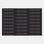 DANCE AFRIKA Afrikaanse stamdansers erfgoed Inpakpapier Vel (Voorkant 2)