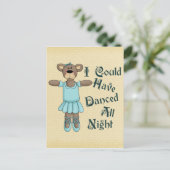 Dance all Night Briefkaart (Staand voorkant)