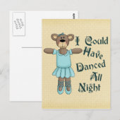 Dance all Night Briefkaart (Voorkant / Achterkant)