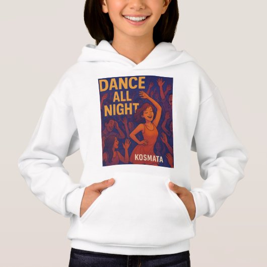Dance All Night - Hoodie Mädchen (Voorkant)