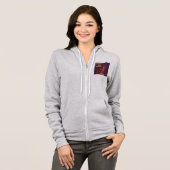 Dance All Night - Ziphoodie Damen Hoodie (Voorkant volledig)