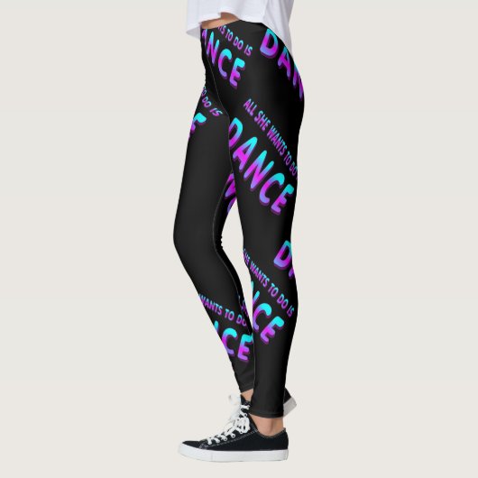 Dance alles wat ze wil doen op elke kleur Leggings (Links)