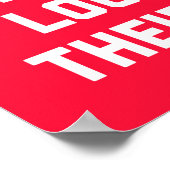 Dance als niemand die grappige prijsopgave bekijkt poster (Hoek)