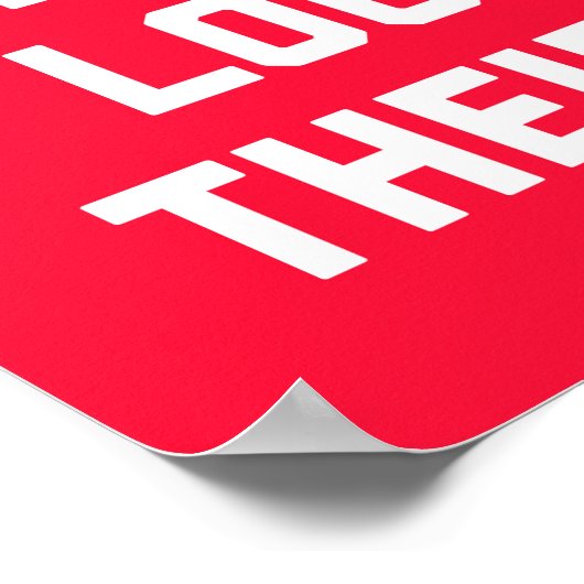 Dance als niemand die grappige prijsopgave bekijkt poster (Hoek)