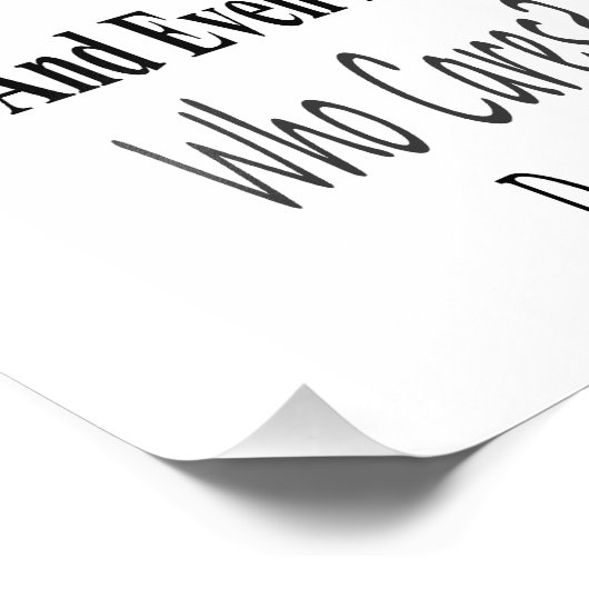 Dance als niemand kijkt foto afdruk (Hoek)