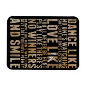 Dance als niemand kijkt. magneet (Horizontaal)