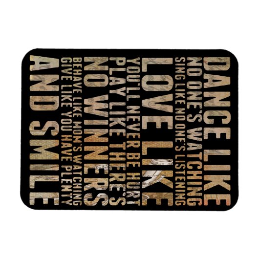 Dance als niemand kijkt. magneet (Horizontaal)