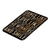 Dance als niemand kijkt. magneet (Linkerzijde)