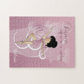 Dance als niemand kijkt naar Ballerina Legpuzzel (Horizontaal)