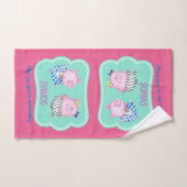 Dance als niemand kijkt naar gelukkige dansende va bad handdoek (Handdoek)