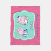 Dance als niemand kijkt naar gelukkige dansende va fleece deken (Voorkant)