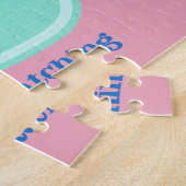 Dance als niemand kijkt naar gelukkige dansende va legpuzzel (Zijkant)