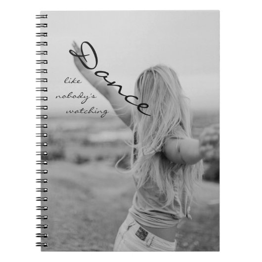 Dance als niemand kijkt. notitieboek (Voorkant)