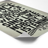 Dance als niemand kijkt poster (Hoek)