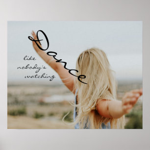 Dance als niemand kijkt. poster
