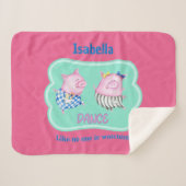 Dance als niemand op zoek is naar aangepaste dansp sherpa deken (Voorkant (horizontaal))