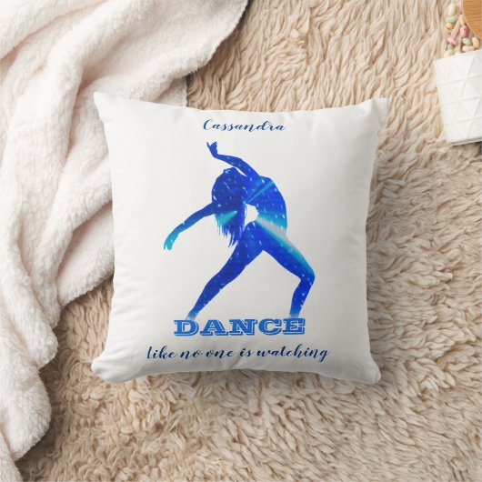 Dance, alsof niemand Abstract kijkt Kussen (Deken)