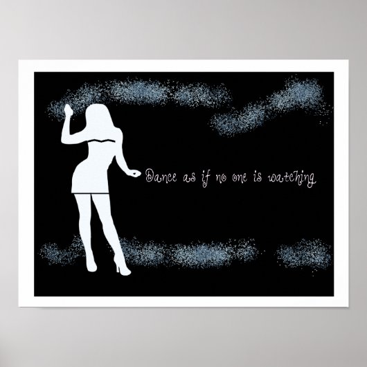 Dance alsof niemand kijkt poster (Voorkant)