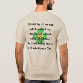 Dance alsof niemand kijkt t-shirt (Achterkant)