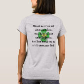 Dance alsof niemand kijkt t-shirt (Achterkant)