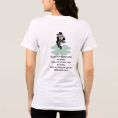 Dance alsof niemand kijkt Tri-Blend shirt (Achterkant)