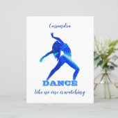 Dance - alsof niemand naar papieren blad kijkt (Staand voorkant)