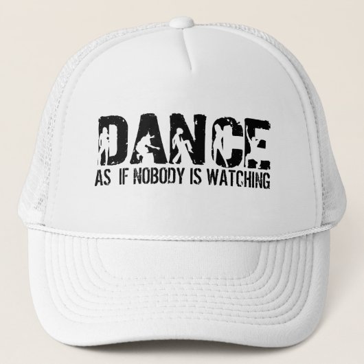 DANCE alsof niemand toekijkt Trucker Pet (Voorkant)